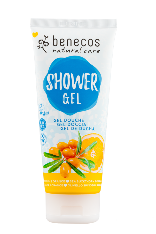 benecos Natural Shower Gel Sanddorn & Orange 200ml