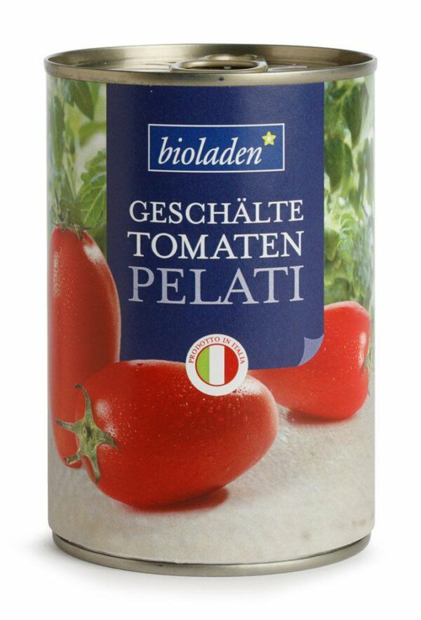 bioladen Geschälte Tomaten Pelati 400g