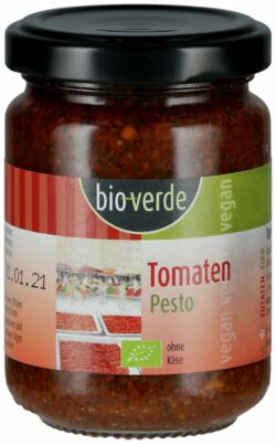 bio-verde Tomaten-Pesto vegan 6 x 125ml