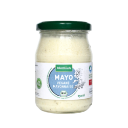 blattfrisch  MAYO - vegane Mayonnaise mit Sonnenblumenöl und Erbsenprotein Glas 6 x 250ml