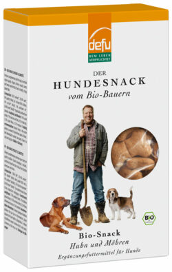 defu Hund Bio-Snack Huhn & Möhre 6 x 200g