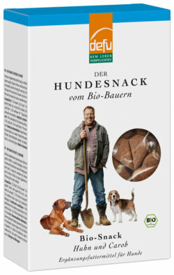 defu Hund Bio-Snack Huhn & Carob 6 x 200g