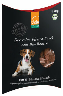 defu Hund - Reiner Fleisch Snack Bio-Rind 8 x 70g