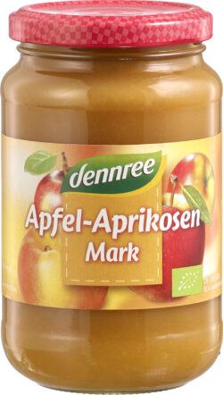 dennree Apfel-Aprikosen-Mark 6 x 360g