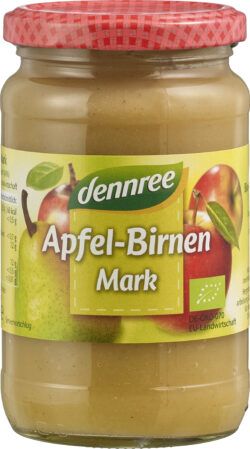 dennree Apfel-Birnen-Mark 360g