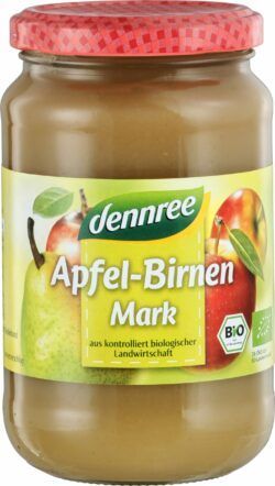 dennree Apfel-Birnen-Mark 6 x 360g