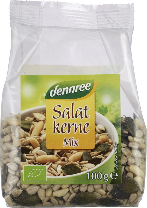 dennree Salatkerne-Mix 8 x 100g