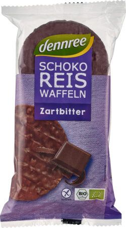dennree Schoko-Reiswaffeln mit Zartbitterschokolade 12 x 100g