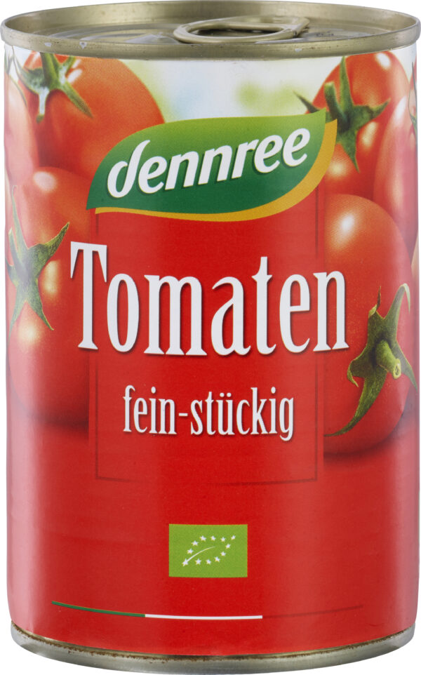 dennree Tomaten fein-stückig 12 x 400g