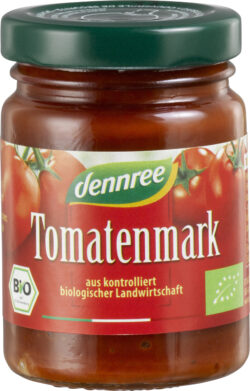 dennree Tomatenmark einfach konzentriert 12 x 100g