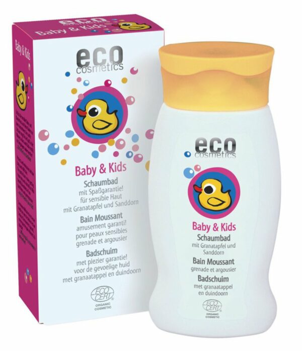 eco cosmetics Baby & Kids Schaumbad mit Granatapfel und Sanddorn 200ml