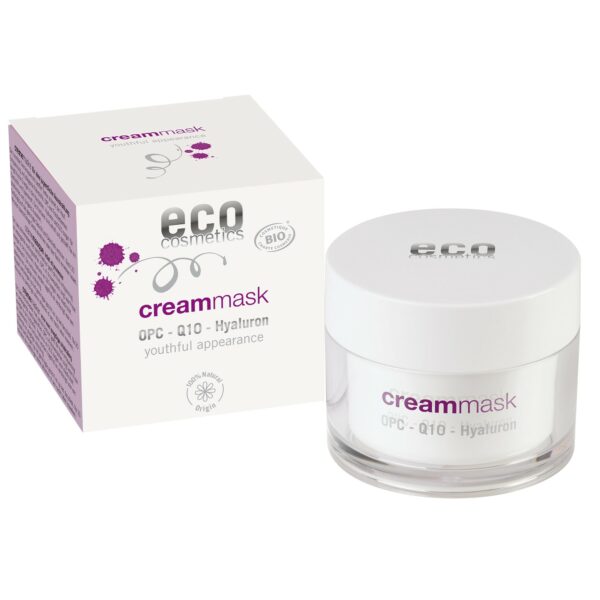 eco cosmetics Crememaske mit OPC, Q10 und Hyaluron 50ml