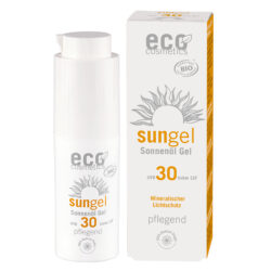 eco cosmetics Sonnengel Gesicht transparent LSF 30 mit Granatapfel und Sanddorn 30ml