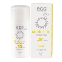 eco cosmetics Sonnenlotion LSF 50 mit Granatapfel und Goji Beere 100ml