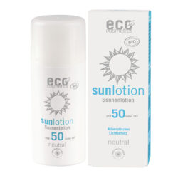 eco cosmetics Sonnenlotion LSF 50 neutral ohne Parfum 100ml