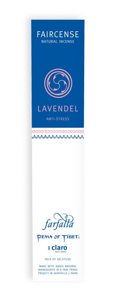 farfalla Lavendel / Anti-Stress, Faircense Räucherstäbchen 1stück