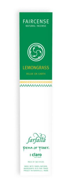 farfalla Lemongrass / Relax on Earth, Faircense Räucherstäbchen 1stück