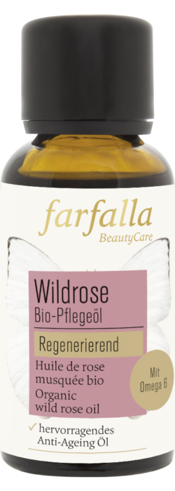 farfalla Wildrose, Bio-Pflegeöl, 30ml, regenerierend 30ml