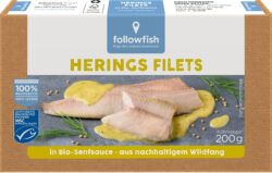 followfood Heringfilet in Bio-Senfsauce, aus nachhaltigem Wildfang 120g