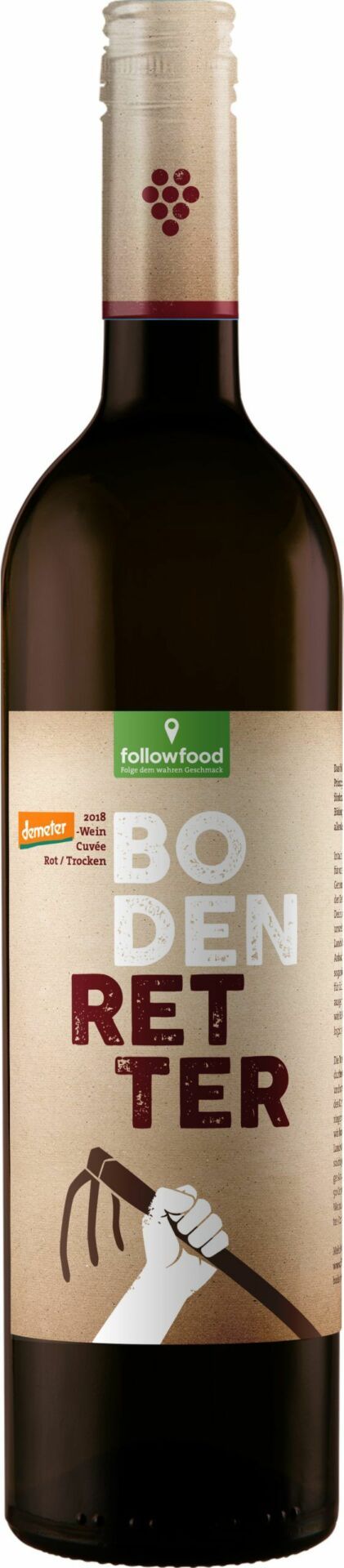 followfood Bodenretter Wein Rot 6 x 0,75l