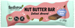 foodloose Bio-Nut Butter Bar Salted Almond von , vegan, glutenfrei, laktosefrei 20 x 28g