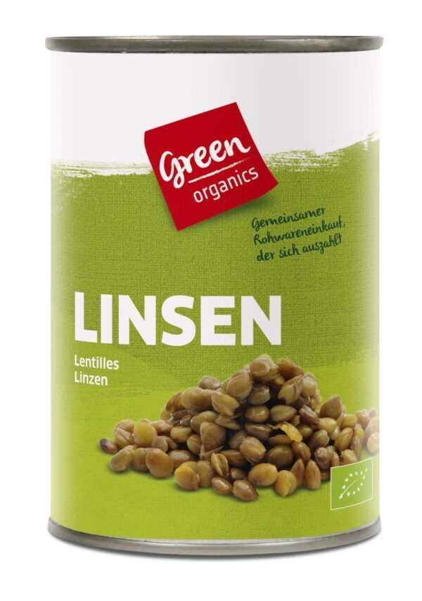 greenorganics Linsen 12 x 400g