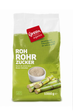greenorganics Rohrohrzucker 1kg 12 x 1000g