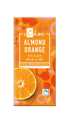 iChoc Almond Orange 10 x 80g