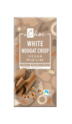 iChoc White Nougat Crisp 10 x 80g