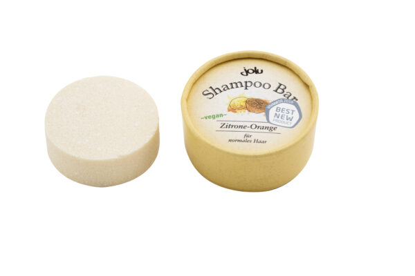 jolu Naturkosmetik Shampoo Bar Zitrone Orange 50g