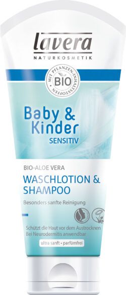 lavera Baby & Kinder Sensitiv Waschlotion & Shampoo 200ml