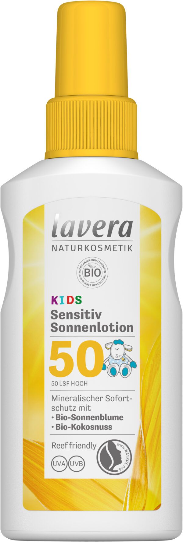 lavera Sensitiv Sonnenlotion KIDS LSF 50 4 x 100ml
