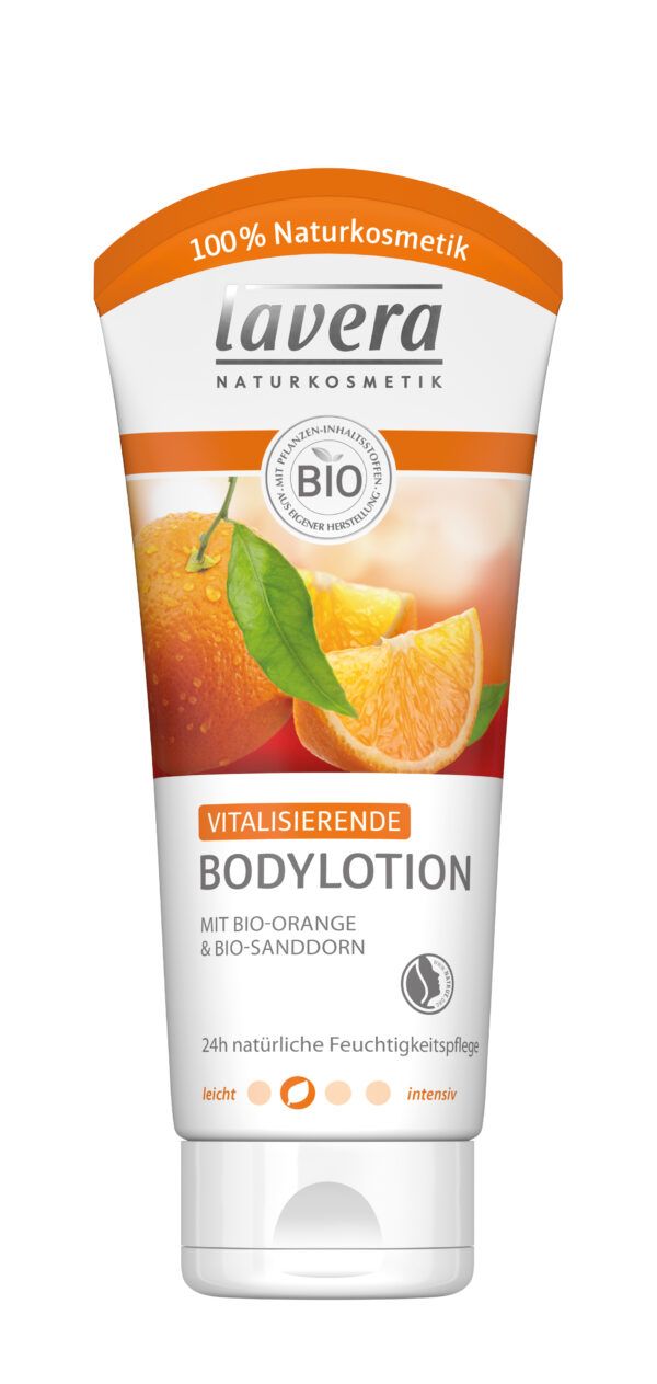 lavera Vitalisierende Bodylotion Bio-Orange & Bio-Sanddorn 4 x 200ml
