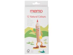 memo AG memo Natural Colours 12 sortierte Farben, FSC-zertifiziert 12 Stück