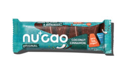 nucao Bio-Schokolade mit Hanfsamen mit Geschmack Kokos Zimt 12 x 40g