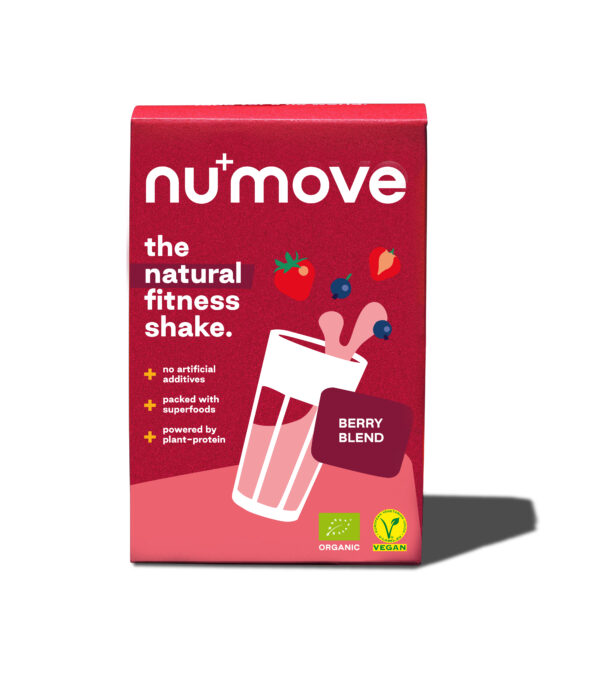 numove the natural fitness shake - Berry Blend 3 x 200g