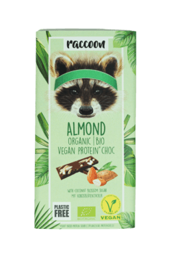 raccoon Bio Protein Choc Almond 12 x 40g