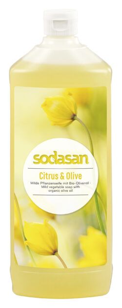 sodasan Flüssigseife Citrus & Olive NF 1l