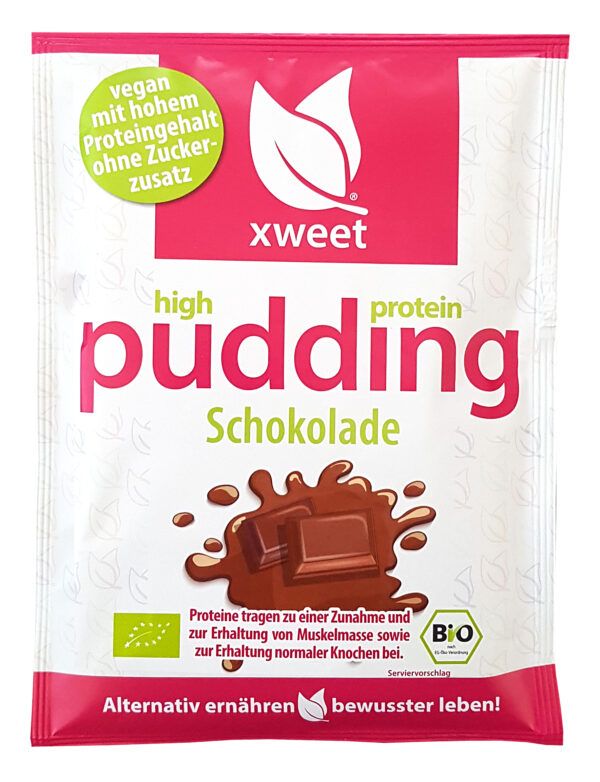 xweet bio proteinpudding schokolade 61g