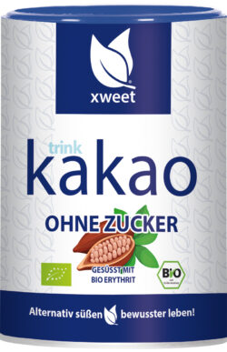 xweet bio trink kakao ohne zucker 6 x 300g